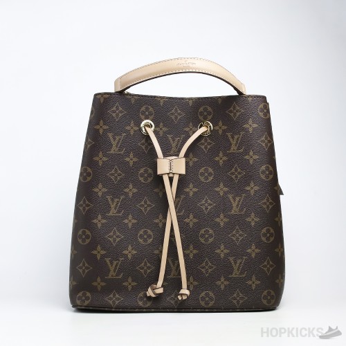 LV Monogram Canvas Rose Ballerine Shoulder Bag