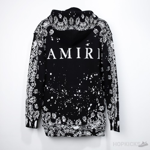 Amiri  Bandana Pattern Hoodie