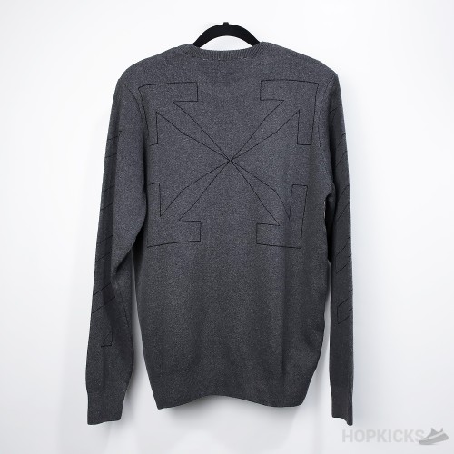 Off-White Cross Arrow Grey Sweatshirt