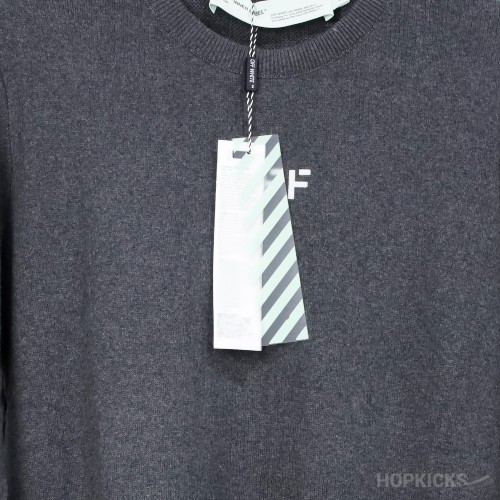 Off-White Cross Arrow Grey Sweatshirt