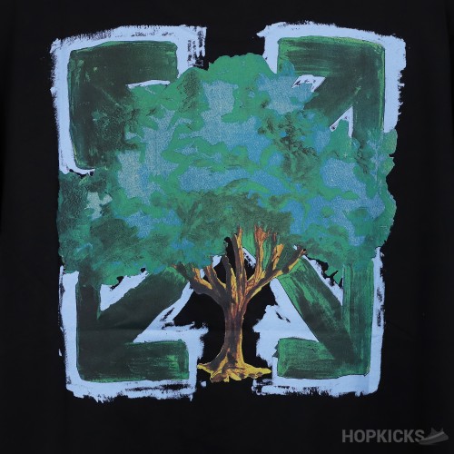 Off-White Tree Logo Black T-Shirt