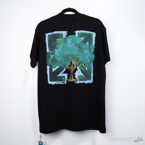 Off-White Tree Logo Black T-Shirt