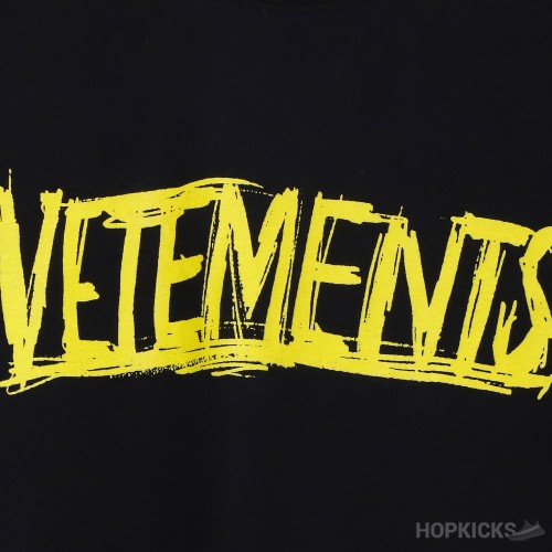 Vetements Black World Tour T-Shirt