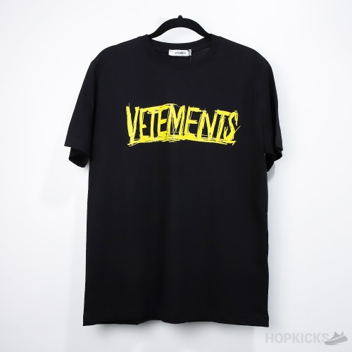 Vetements Black World Tour T-Shirt