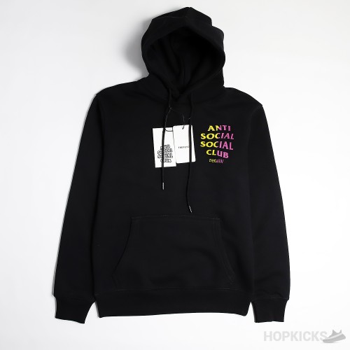 Anti Social Social Club Retaw Hoodie Black