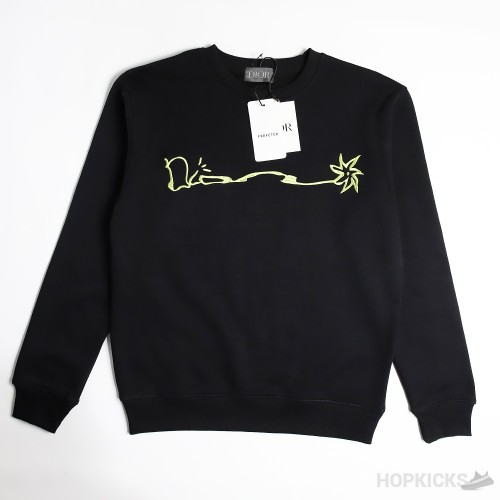 Dior x Cactus Jack Oversized Sweatshirt Black