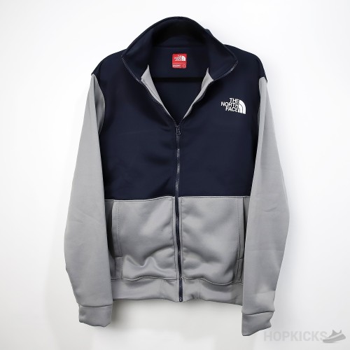 North Face Dark Blue Grey Zipper