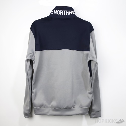 North Face Dark Blue Grey Zipper