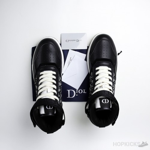 Dior B27 High Top Black Beige