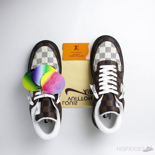 LV x Air Force 1 Low Virgil Abloh Brown Black Sole