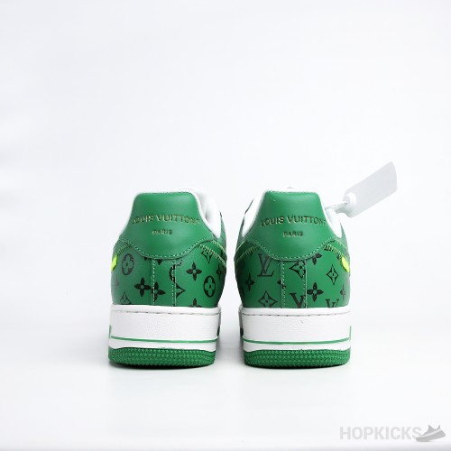 LV x Air Force 1 Low By Virgil Abloh White Green