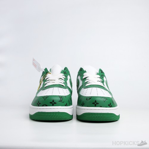 LV x Air Force 1 Low By Virgil Abloh White Green