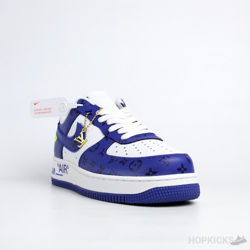 LV x Air Force 1 Low Virgil Abloh White Royal (Premium + Batch)