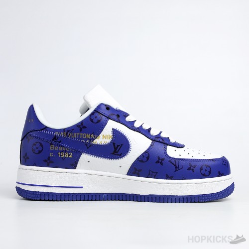 LV x Air Force 1 Low Virgil Abloh White Royal (Premium + Batch)