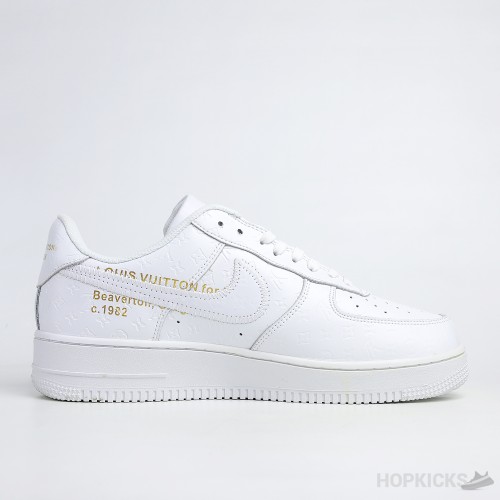 LV x Air Force 1 Low By Virgil Abloh White