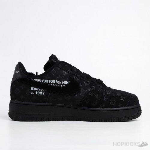 LV x Air Force 1 Low Virgil Abloh Black (Premium + Batch)