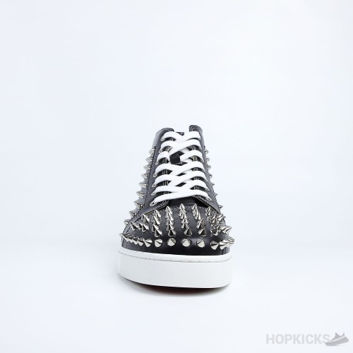CL Black Leather Spikes High Top