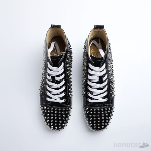 CL Black Leather Spikes High Top