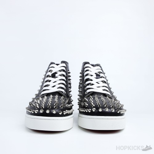 CL Black Leather Spikes High Top