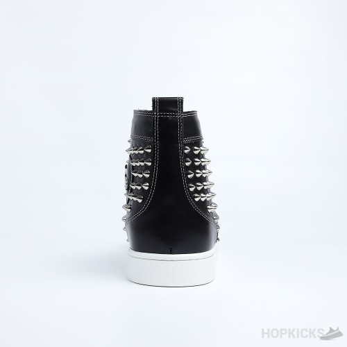 CL Black Leather Spikes High Top