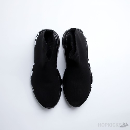 Balenciaga Speed Graffiti Trainer Black 