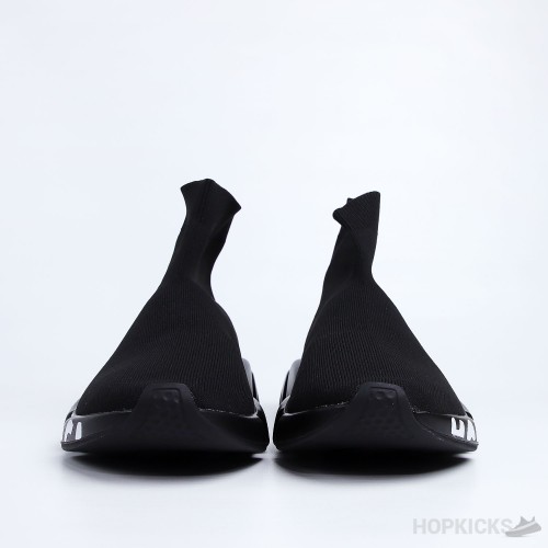 Balenciaga Speed Graffiti Trainer Black 