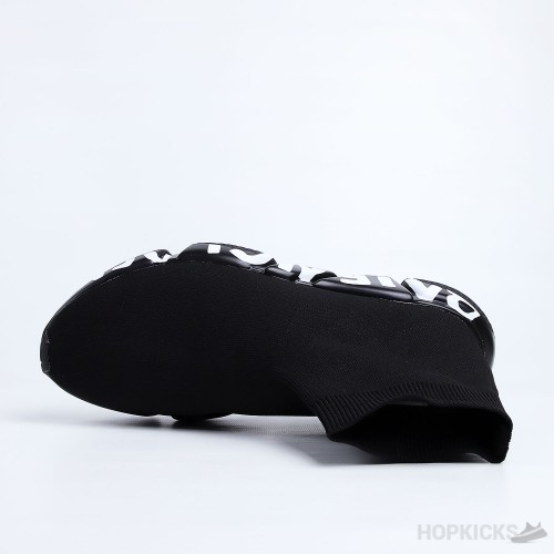 Balenciaga Speed Graffiti Trainer Black 