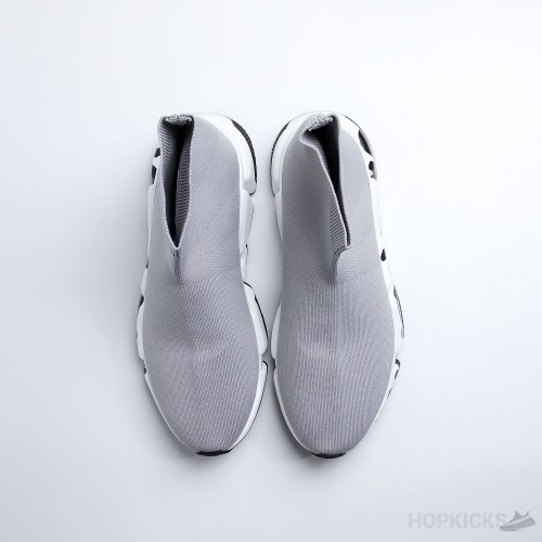 Bale*ciaga Speed Graffiti Gray White Black