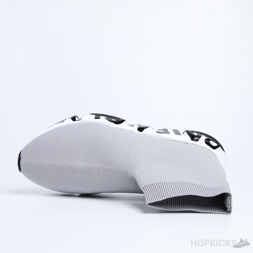 Bale*ciaga Speed Graffiti Gray White Black