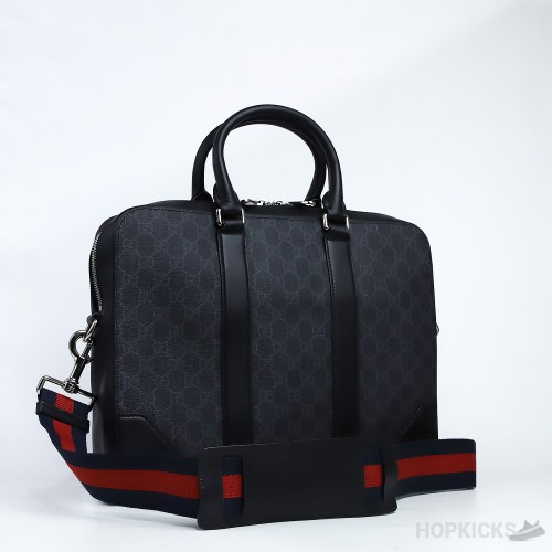 G*cci Briefcase GG Supreme Large Black