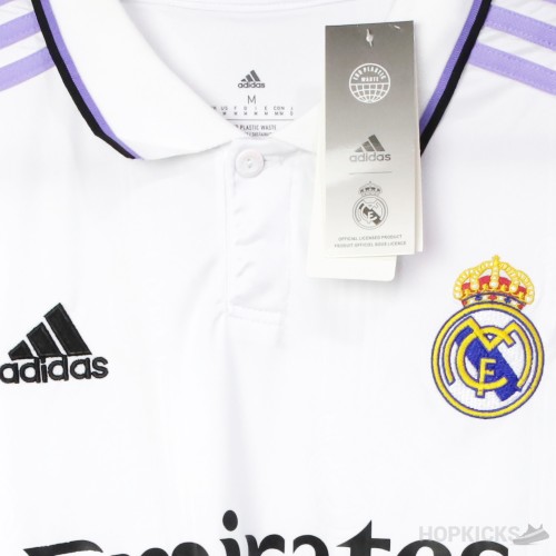 Real Madrid White Polo Shirt