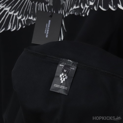 Marcelo Burlon Wings T-Shirt Black Grey