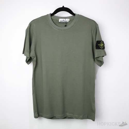 SI With Logo Patch On The Arm Olive T-shirt