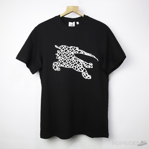 Burberry Horse Logo Black T-Shirt