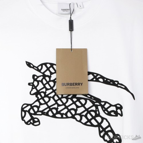 Burberry Horse Logo White T-Shirt