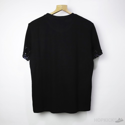 Am*ri Painter Logo Print Cotton Black T-Shirt