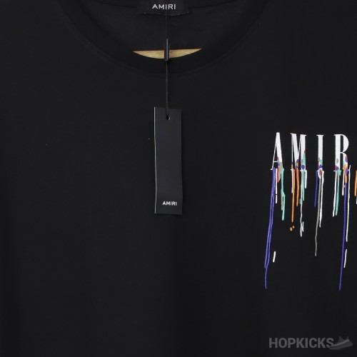 Am*ri Paint Drip Black T-Shirt