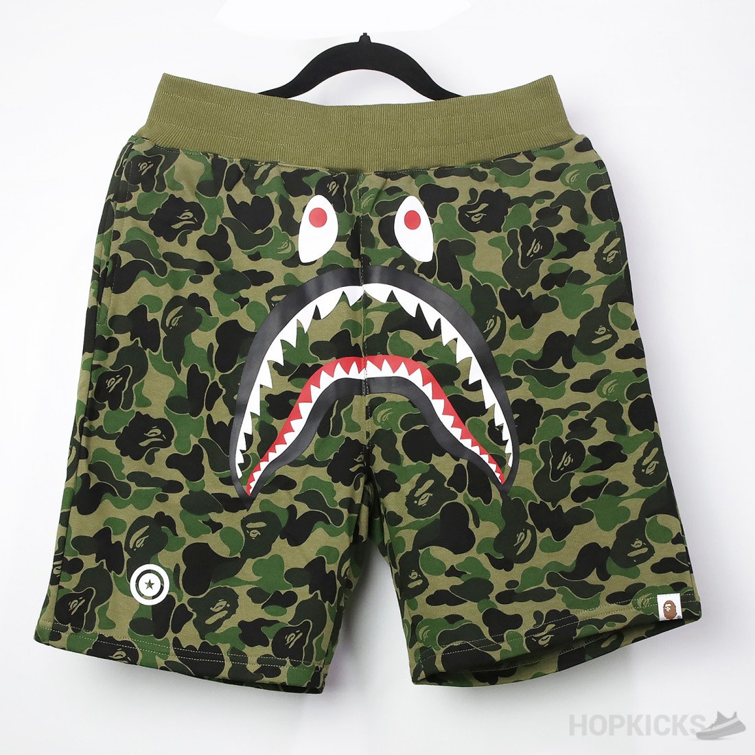 BAPE 1st Camo Shark Keychain Green