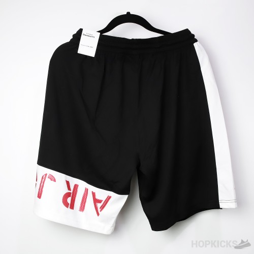 Air Jordan Red Logo Black Shorts