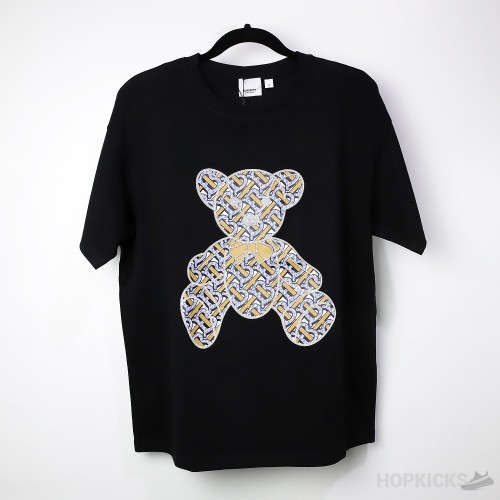 B*rberry Bear Black T-Shirt