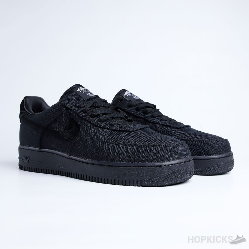 Air Force 1 Low x Stussy Black